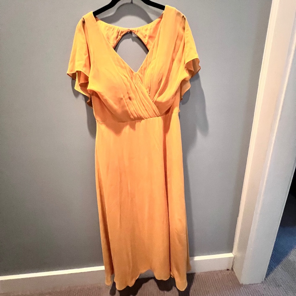 Yellow formal dress